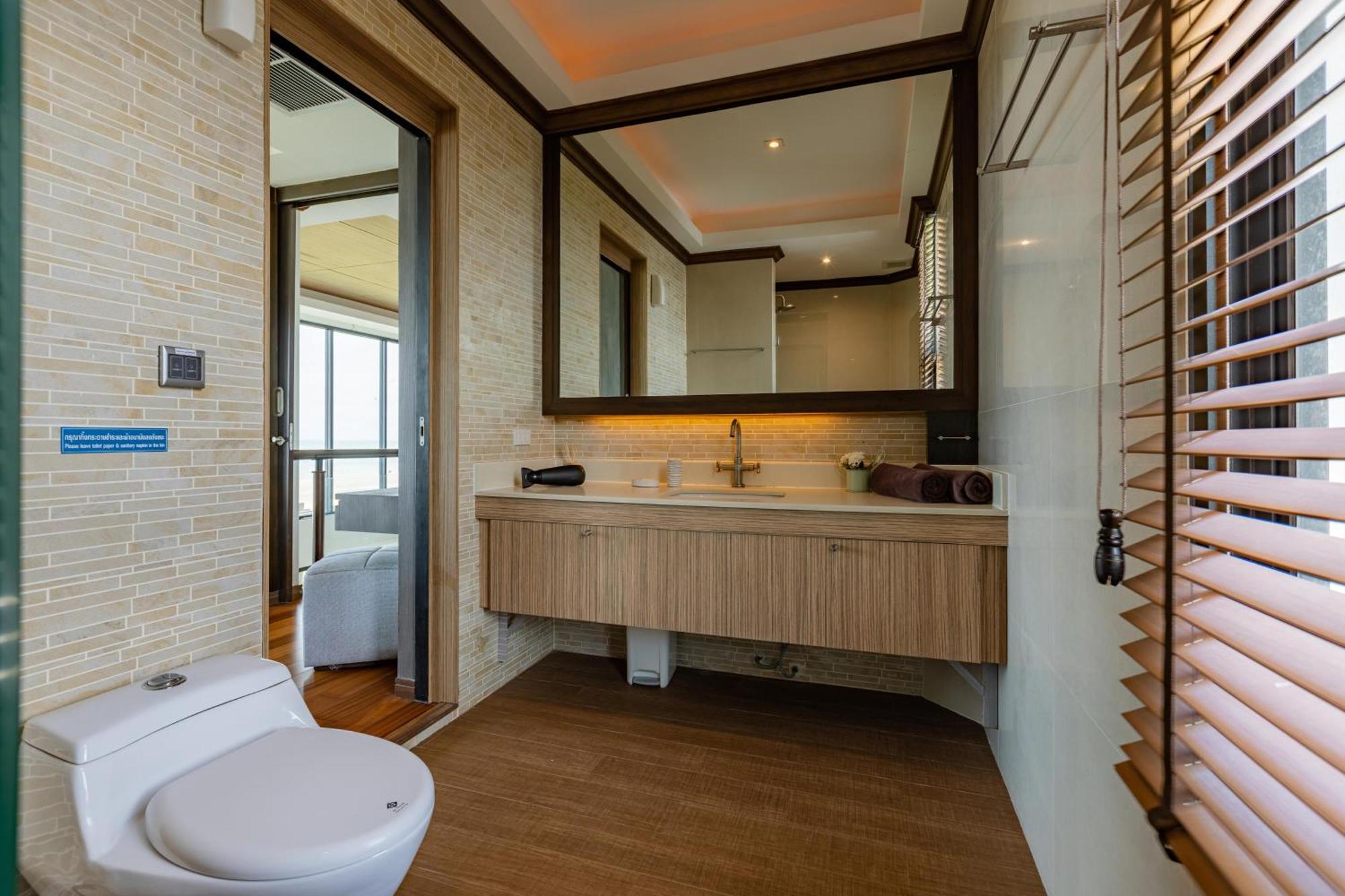 Beachfront Modern 4 Bedroom Pool Villa - Rv Χουά Χιν Εξωτερικό φωτογραφία