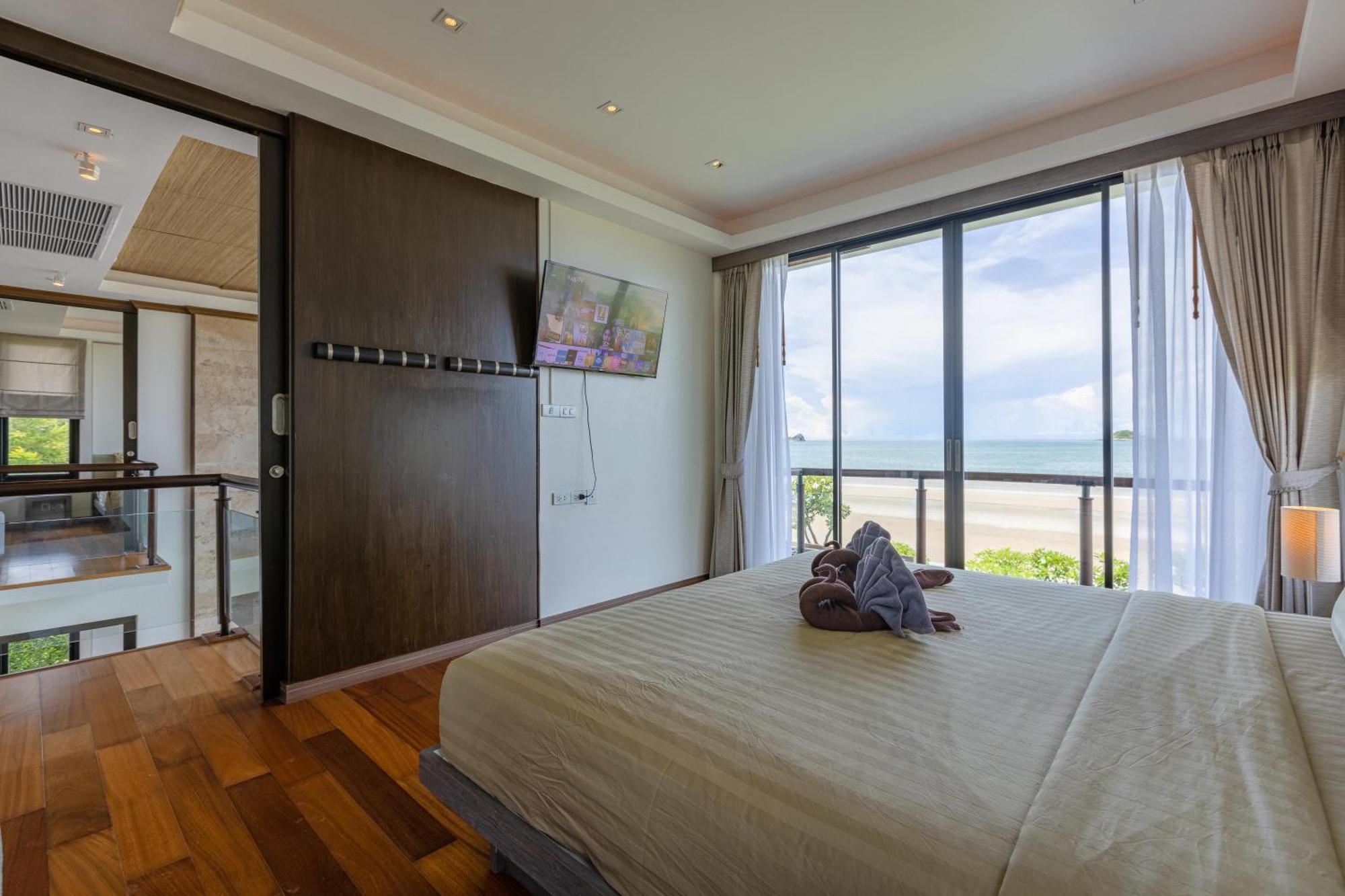 Beachfront Modern 4 Bedroom Pool Villa - Rv Χουά Χιν Εξωτερικό φωτογραφία